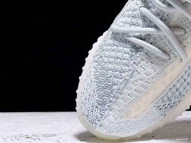 White Cloud Reflective Boost 350 Adidas FW5317 V2 Yeezy 0801